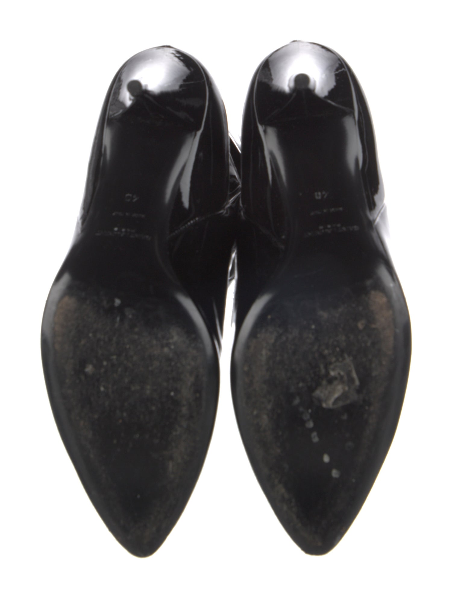 Saint Laurent Patent Leather Boots